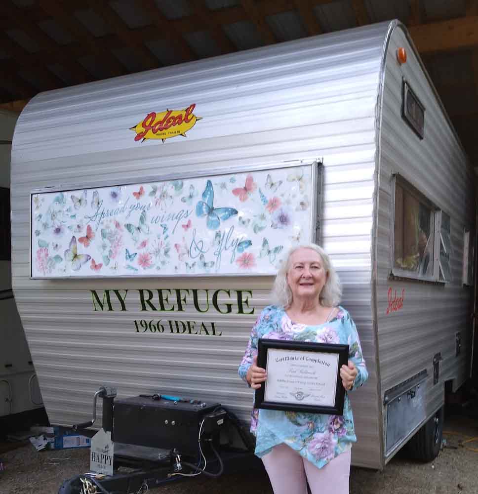 Trish Goldsmith With Diploma In Hand