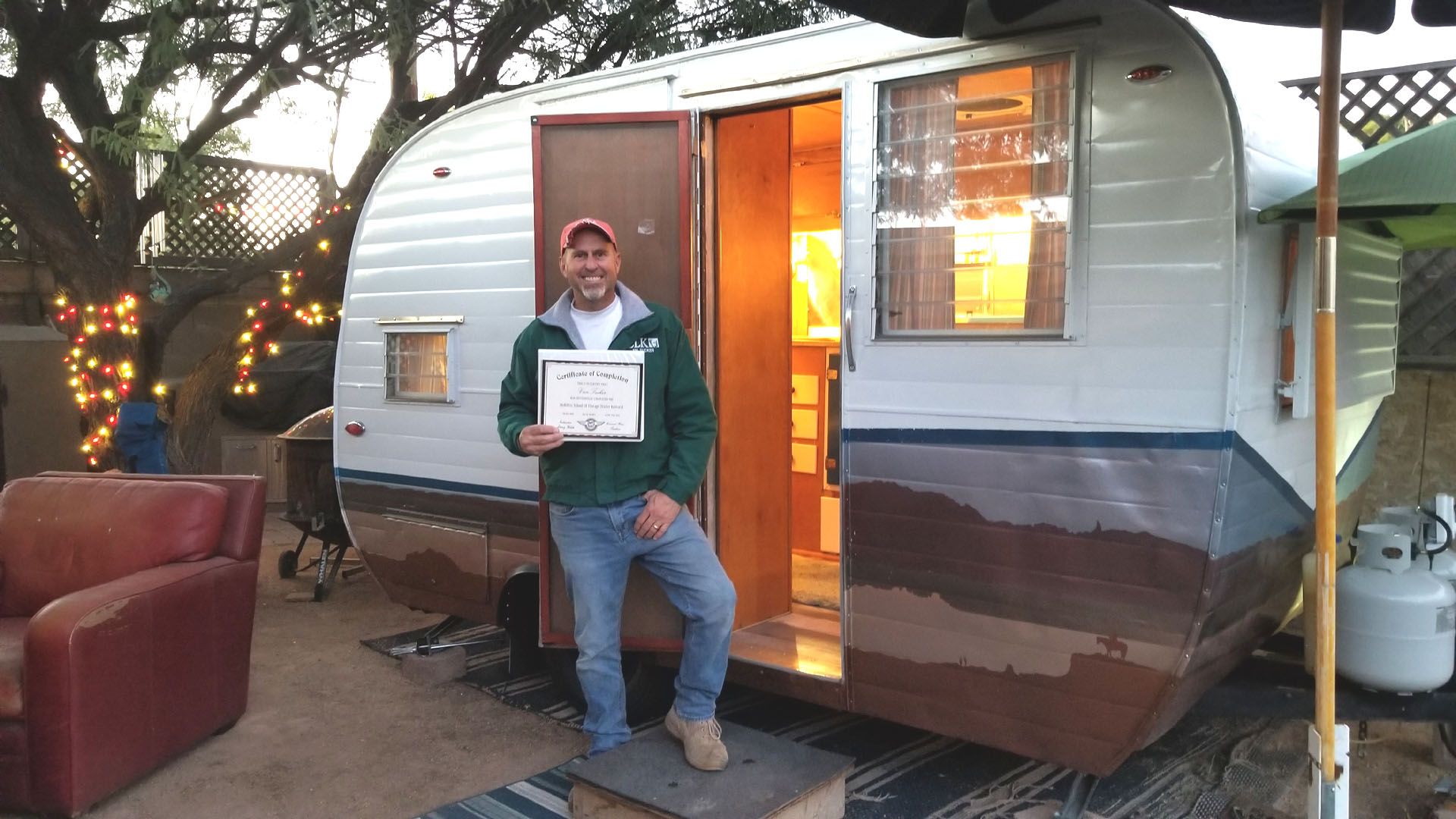 Van Tucker With Diploma In Hand